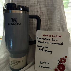 Stanley Quencher H2.0 Tumbler - Hammerstone Silver